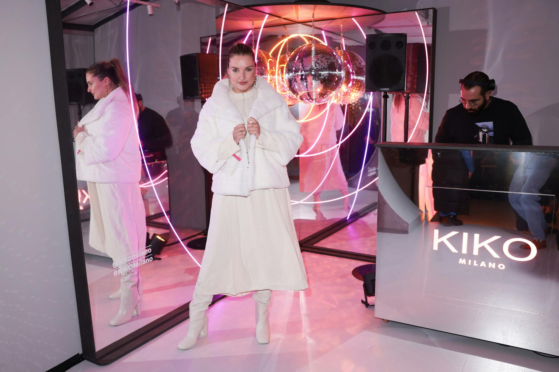 Auch Bestsellerautorin Marie von den Benken kam zur Eröffnung von Kiko Milano in Berlin.