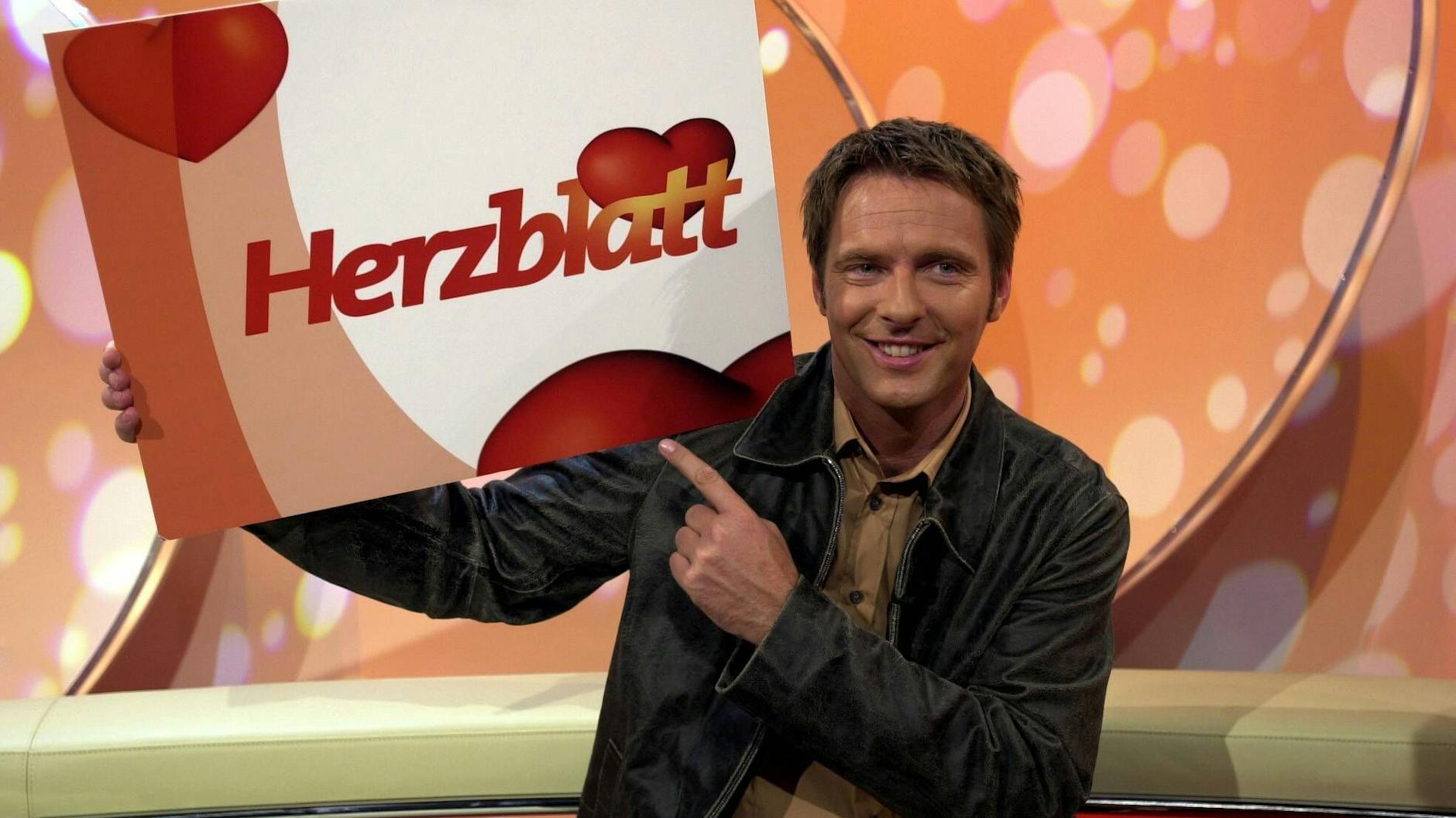 TV-Star Jörg Pilawa moderierte auch die Sendung Herzblatt.