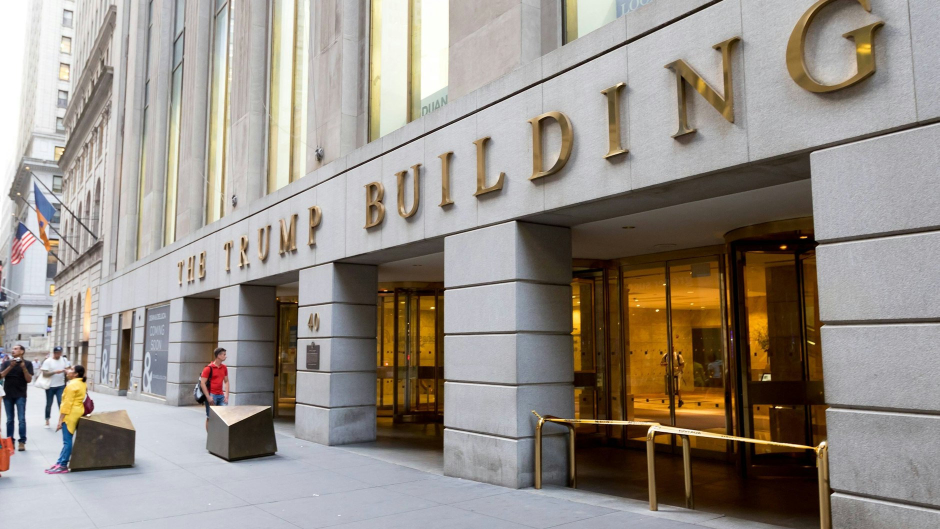 Donald Trumps Gebäude in der New Yorker Wall Street - schon 2025 wird der Kredit fällig.