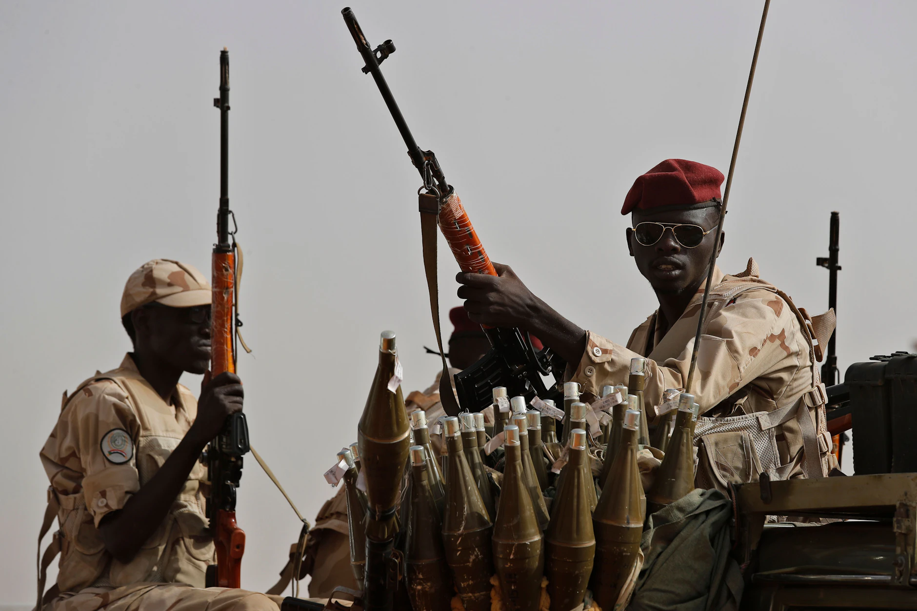 Sudanesische Kämpfer der Rapid Support Forces