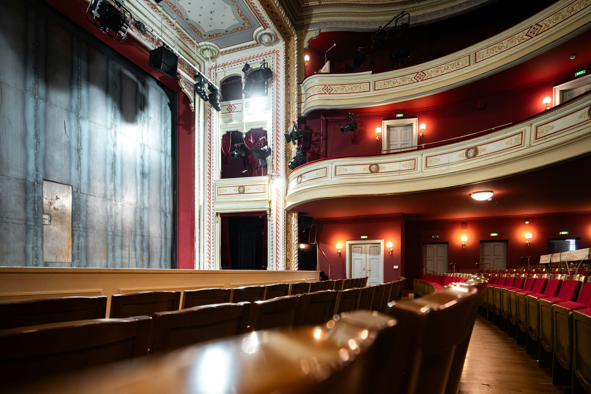 Der Große Saal des Gerhart Hauptmann-Theater Görlitz-Zittau.