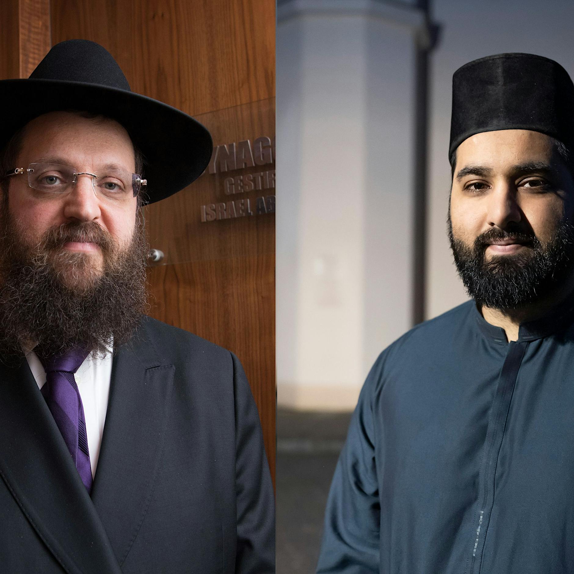 Zwei mutige Berliner: Imam Scharjil Khalid und Rabbi Yehuda Teichtal im Porträt