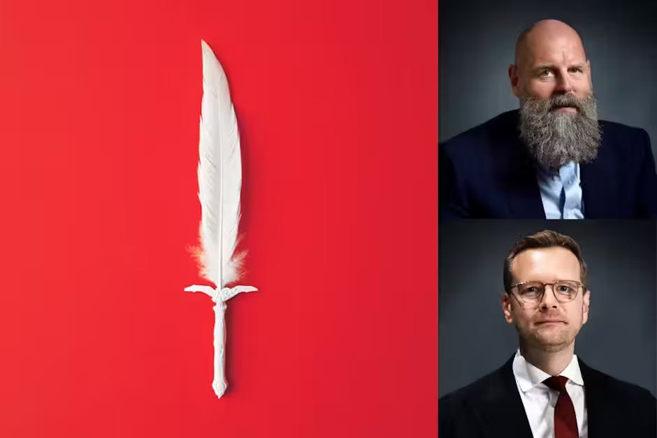 Von oben: Verleger Holger Friedrich und Intendant Daniel Morgenroth