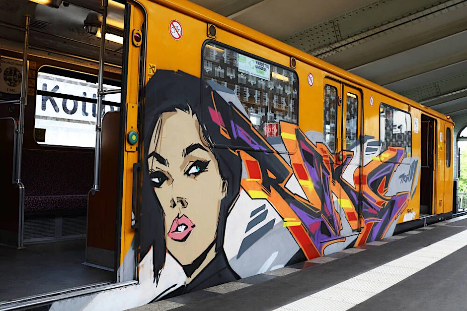 Graffitis an Berliner U-Bahnen: Kunst oder Vandalismus? 