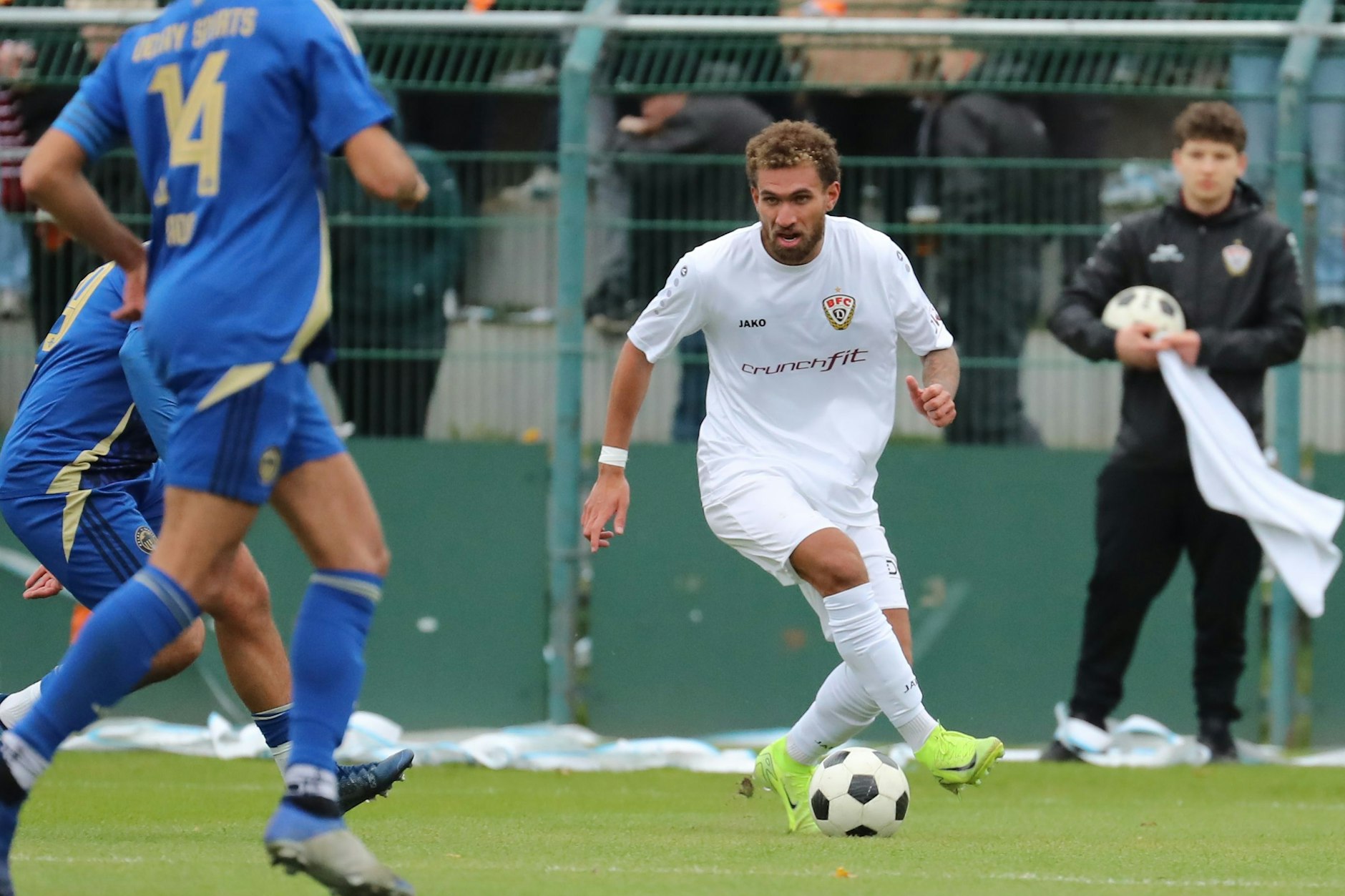 Dynamo-Stürmer Kevin Lankford feiert im Pokal gegen Delay Sports seinen Geburtstag mit zwei Toren.