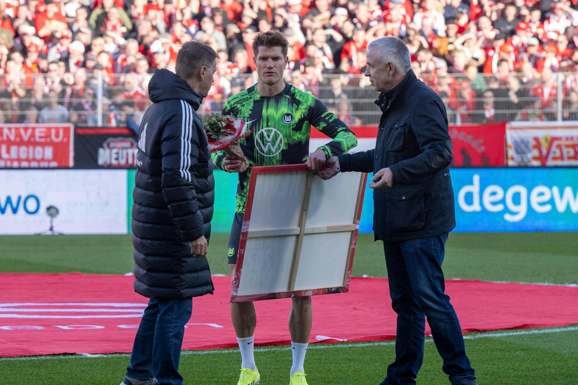 Kevin Behrens (33) wurde zehn Tage nach seinem Abschied vom 1. FC Union und vor dem Spiel gegen Wolfsburg von den Fans in Köpenick ausgepfiffen.