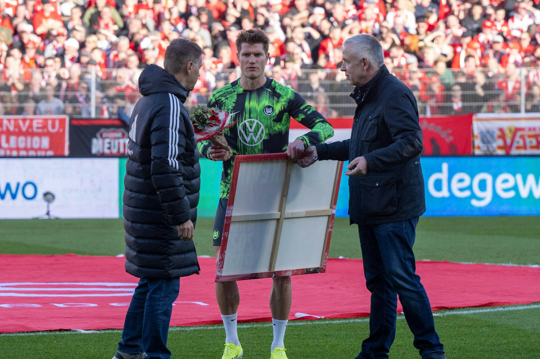 Kevin Behrens (33) wurde zehn Tage nach seinem Abschied vom 1. FC Union und vor dem Spiel gegen Wolfsburg von den Fans in Köpenick ausgepfiffen.
