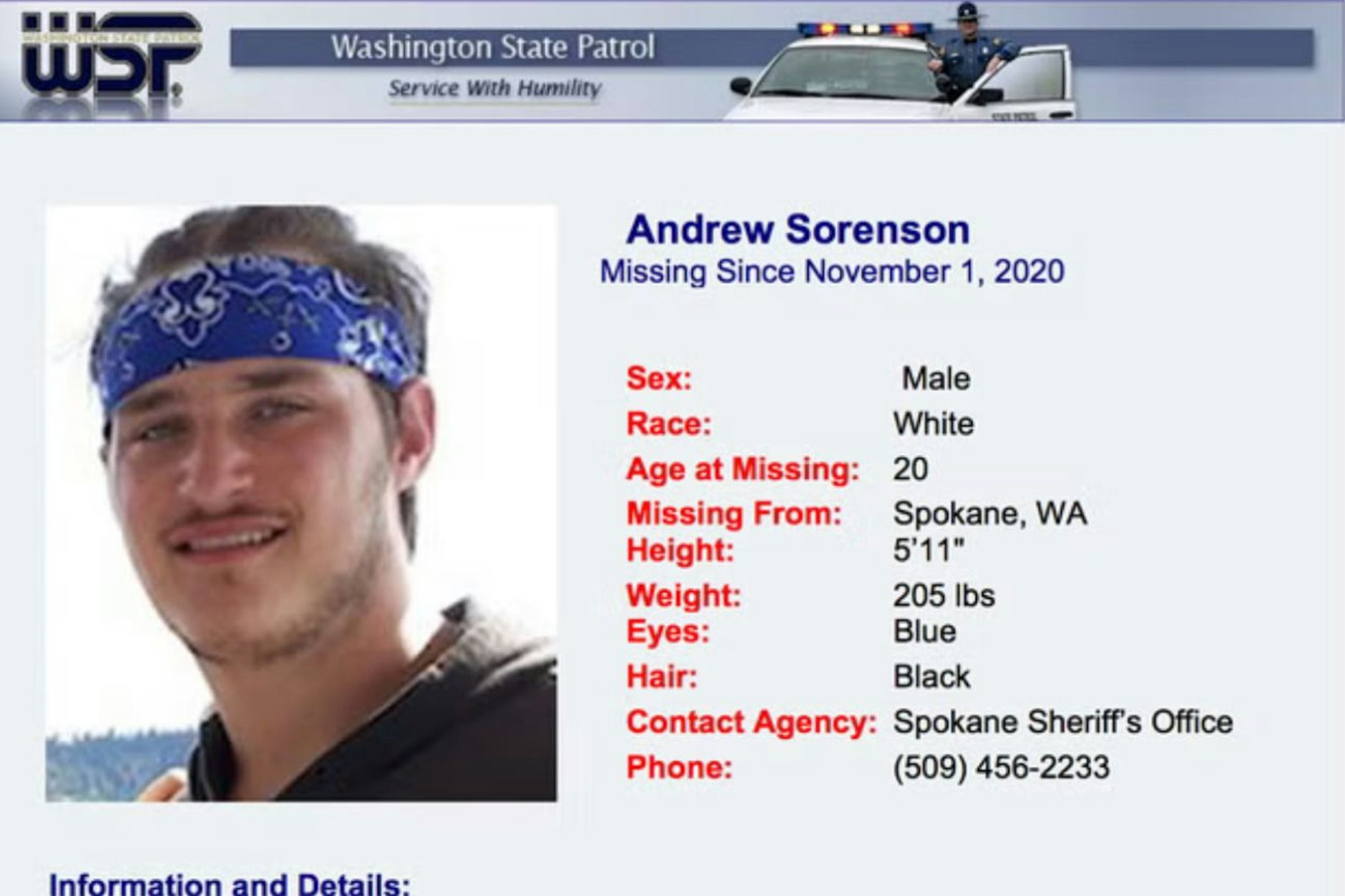 Andrew Sorenson wurde lange vermisst und von der Polizei gesucht. Dann kam heraus: Der Vater seiner Ex-Freundin hatte ihn ermordet.