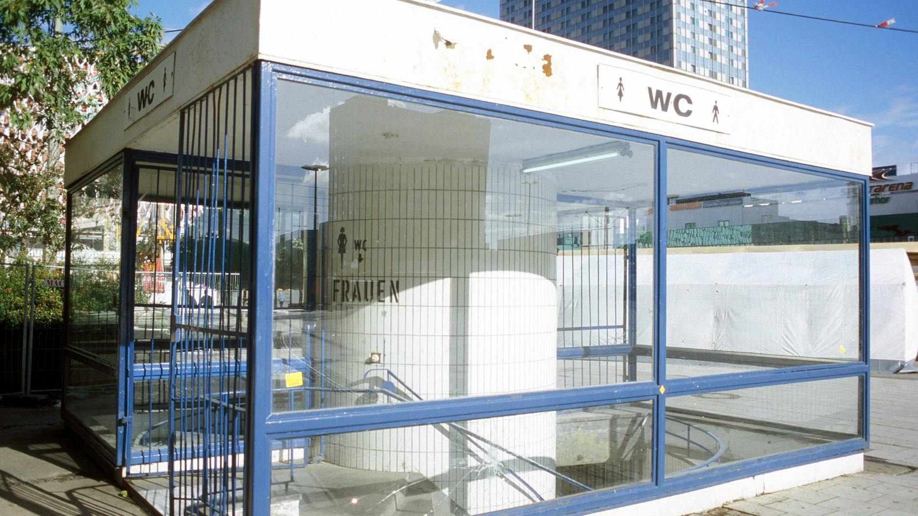 So sah das WC noch vor Jahren aus. Die eigentliche Anlage liegt unterirdisch.