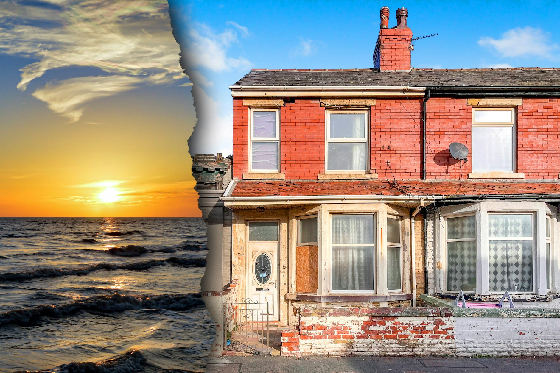 Ein kleines Haus an der Küste - was soll daran falsch sein? Das zeigt sich bei diesem Häuschen erst beim Blick ins Innere.