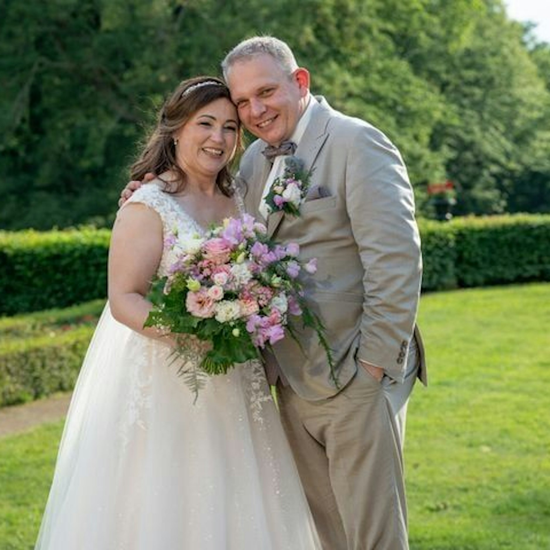 Frisch gebackenes Ehepaar: Jenny und Martin nach ihrer Hochzeit auf den ersten Blick.
