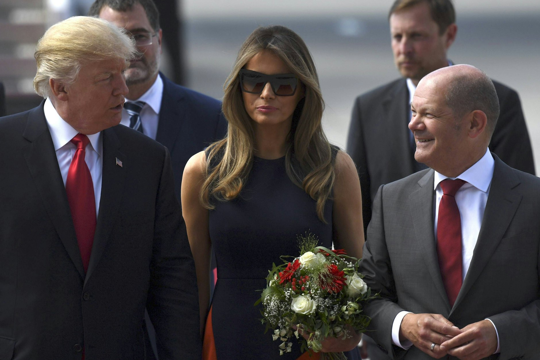 Donald Trump und Olaf Scholz: Als Menschen in sehr vielen Punkten sehr unterschiedlich, aber als Politiker in einigen Punkten dann doch ähnlich.