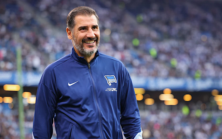 Trainer Cristian Fiél möchte beim Comeback von Fabian Reese für Hertha BSC kühlen Kopf bewahren.