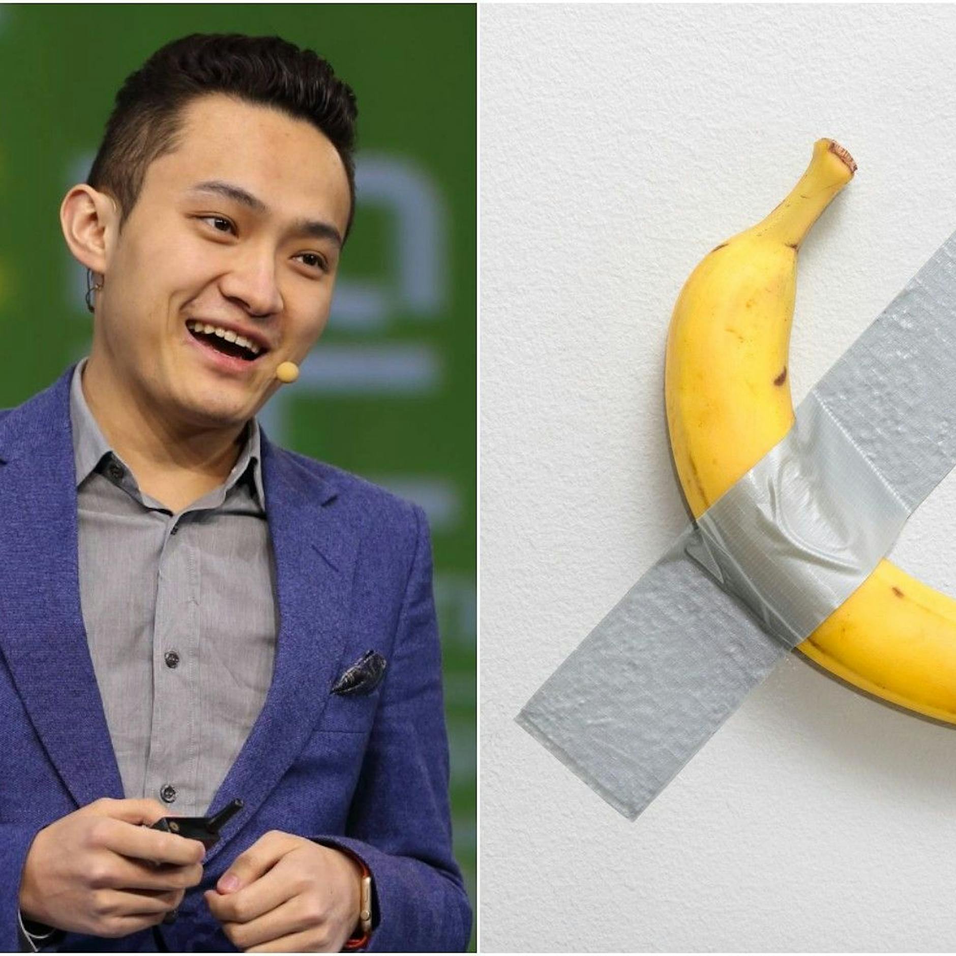Krypto-Chef will Bananen-Kunstwerk für 6 Millionen Dollar verspeisen