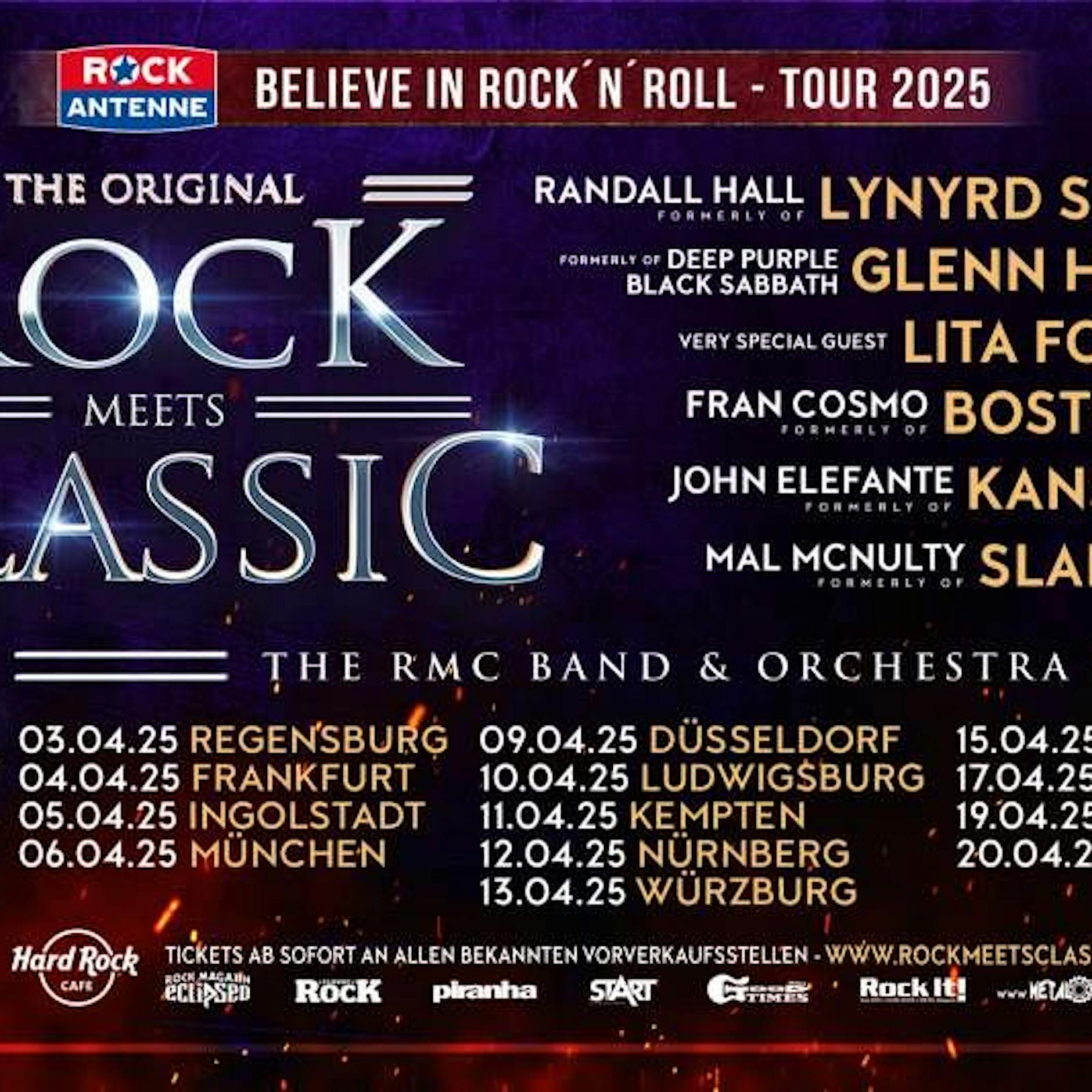 Rock Meets Classic 20.4.25 Berlin | Tickets