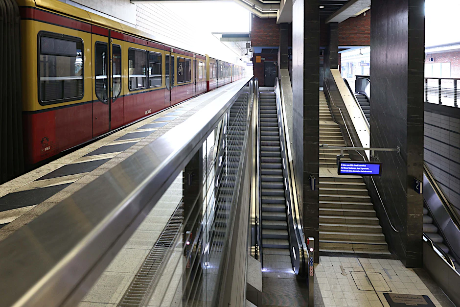 Am S-Bahnhof Gesundbrunnen regnet es immer wieder durch die Decke.