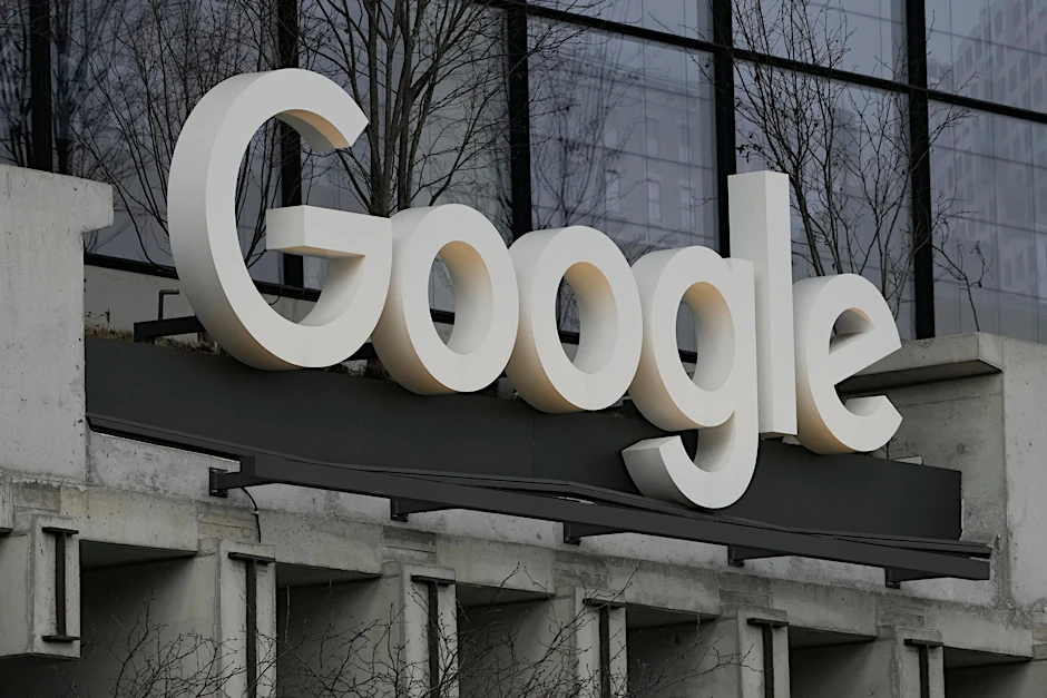 Google-Logo an der Zweigstelle in London