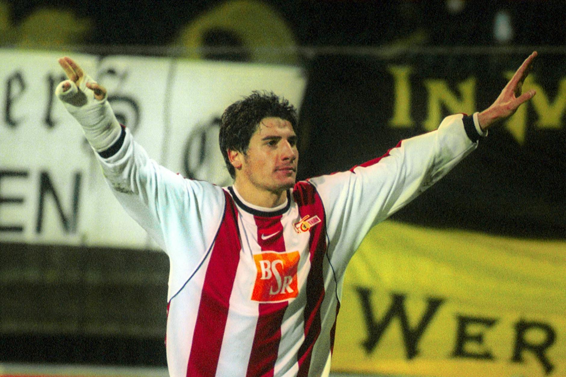 Cristian Fiel spielte vor über 20 Jahren 18 Monate für den 1. FC Union. Mit einer Gipshand machte er gegen Ulm im Pokal ein Tor.