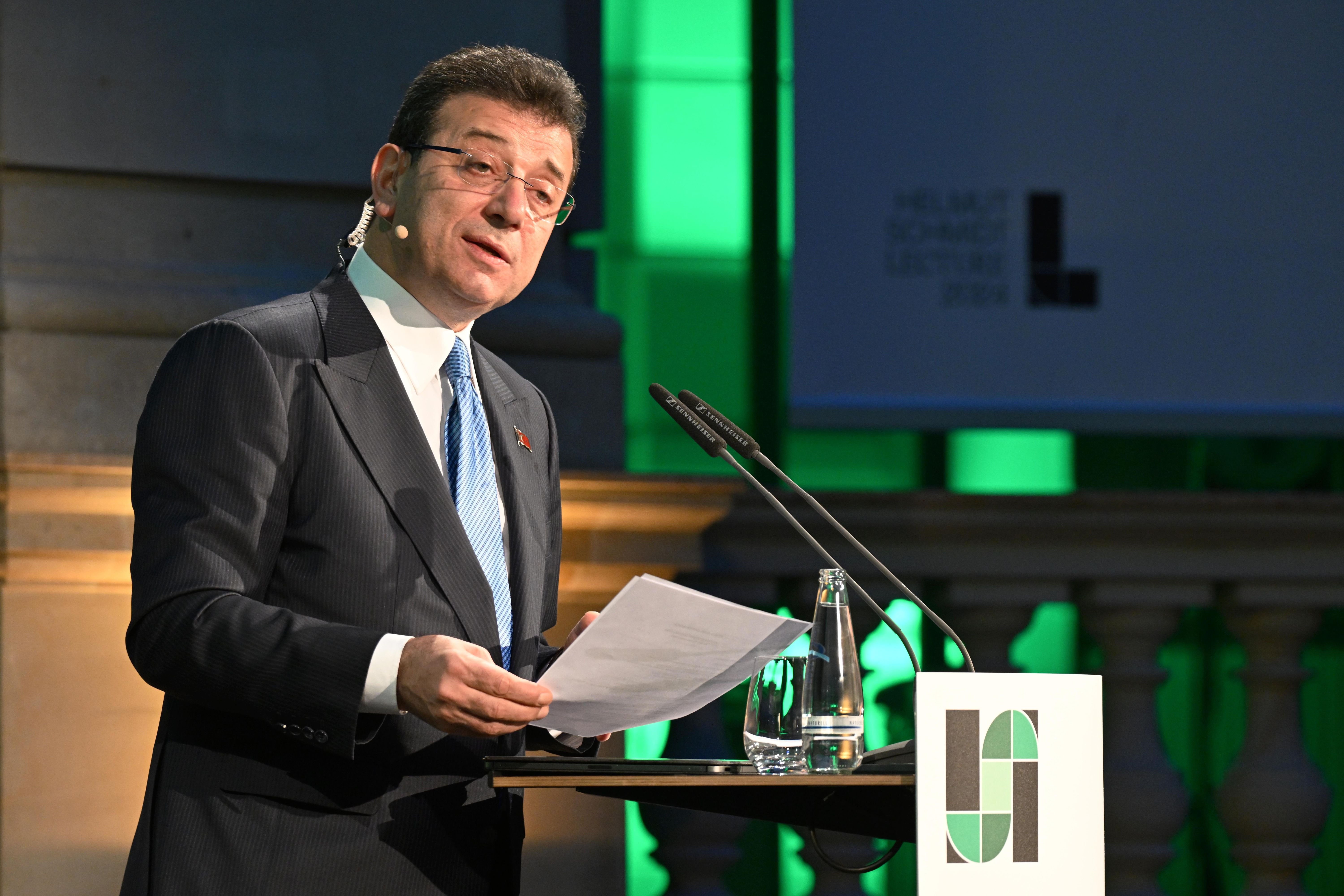 Image - Erdogan-Herausforderer Imamoglu in Berlin: „Politik der Angst durch Hoffnung ersetzen“