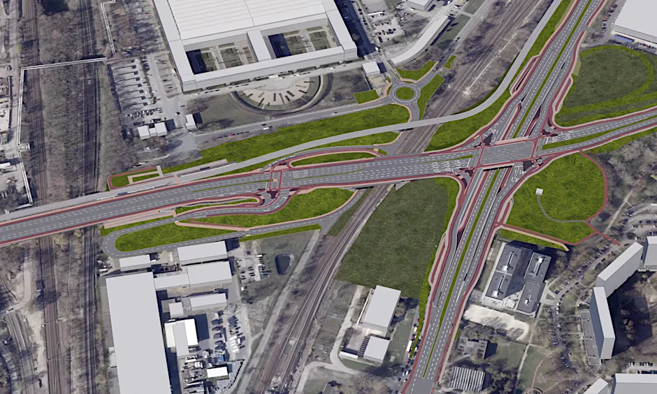 Aktueller Planungsstand: Wegen der Bauarbeiten am Verkehrsknoten Marzahn kommt zu Verkehrseinschränkungen.
