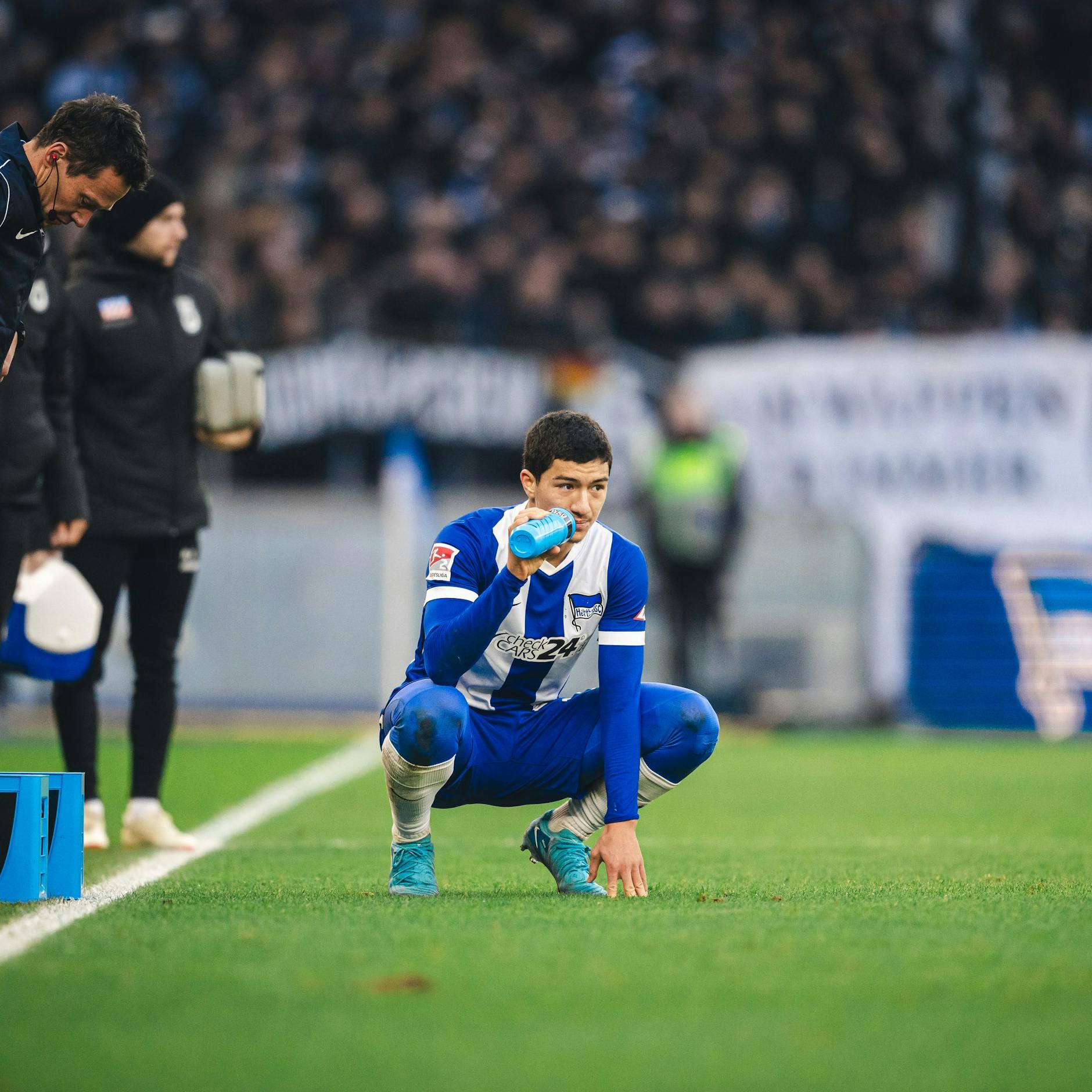 Torschütze Ibo Maza war noch der beste Hertha-Spieler.