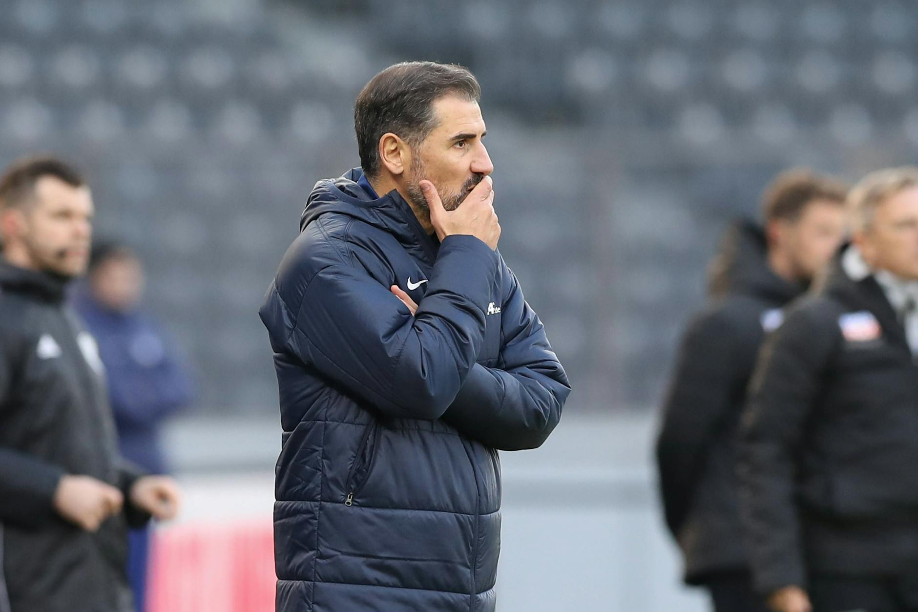 Christian Fiel konnte mit dem Ergebnis gegen Ulm nicht zufrieden sein.