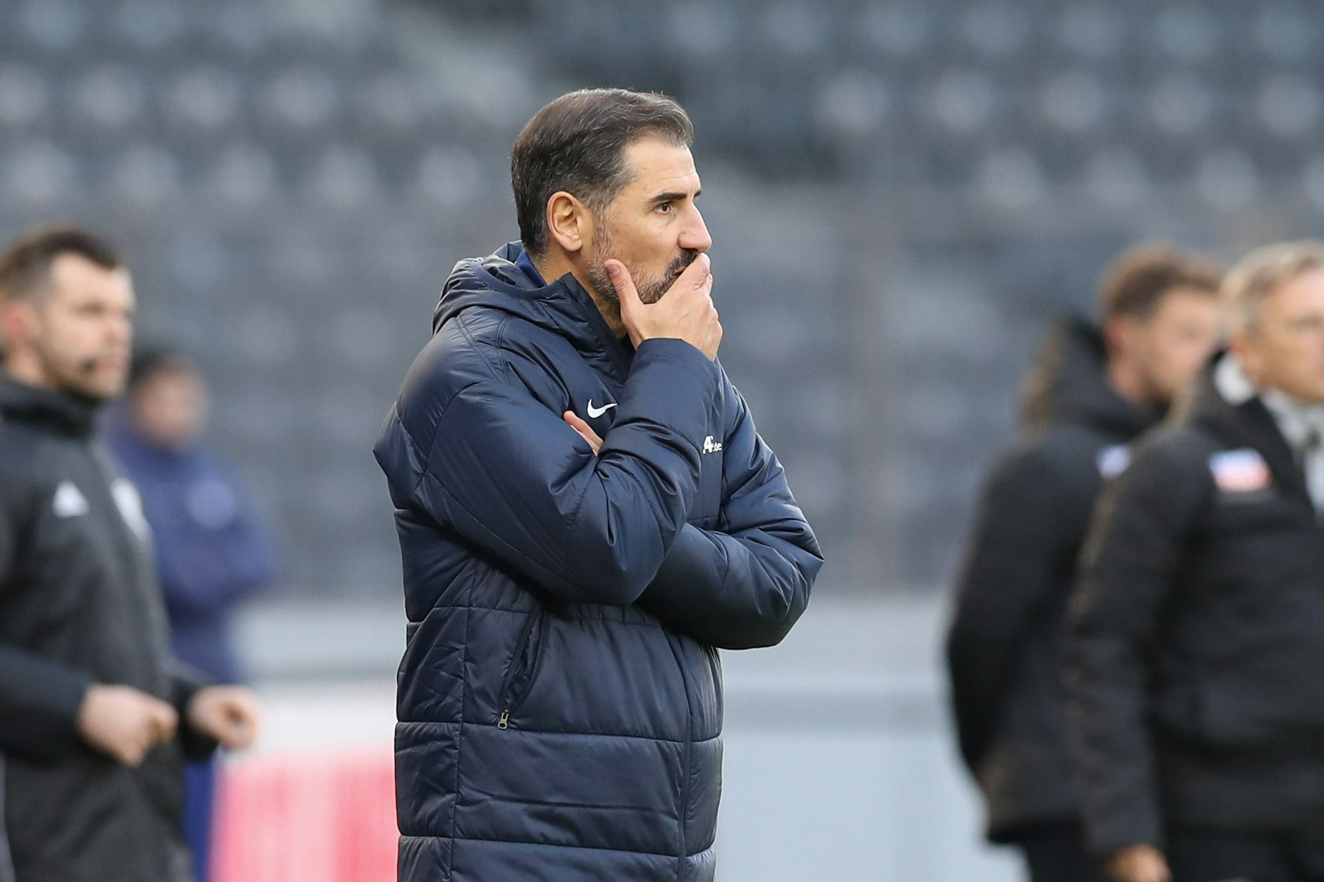 Christian Fiel konnte mit dem Ergebnis gegen Ulm nicht zufrieden sein.