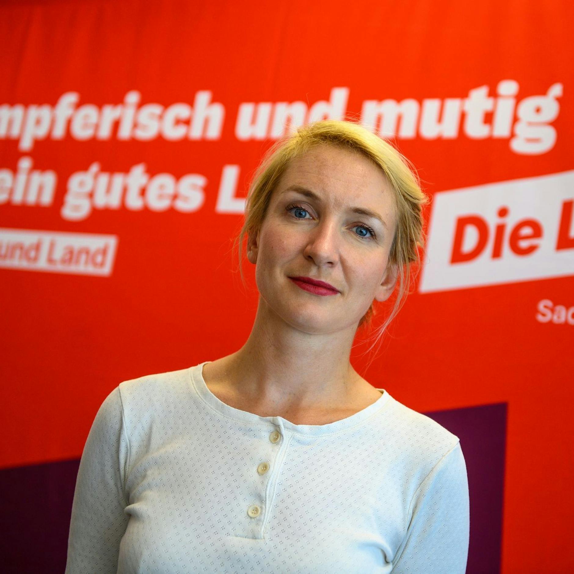Image - Linke-Chefin Ines Schwerdtner ist Direktkandidatin für Lichtenberg bei der Bundestagswahl