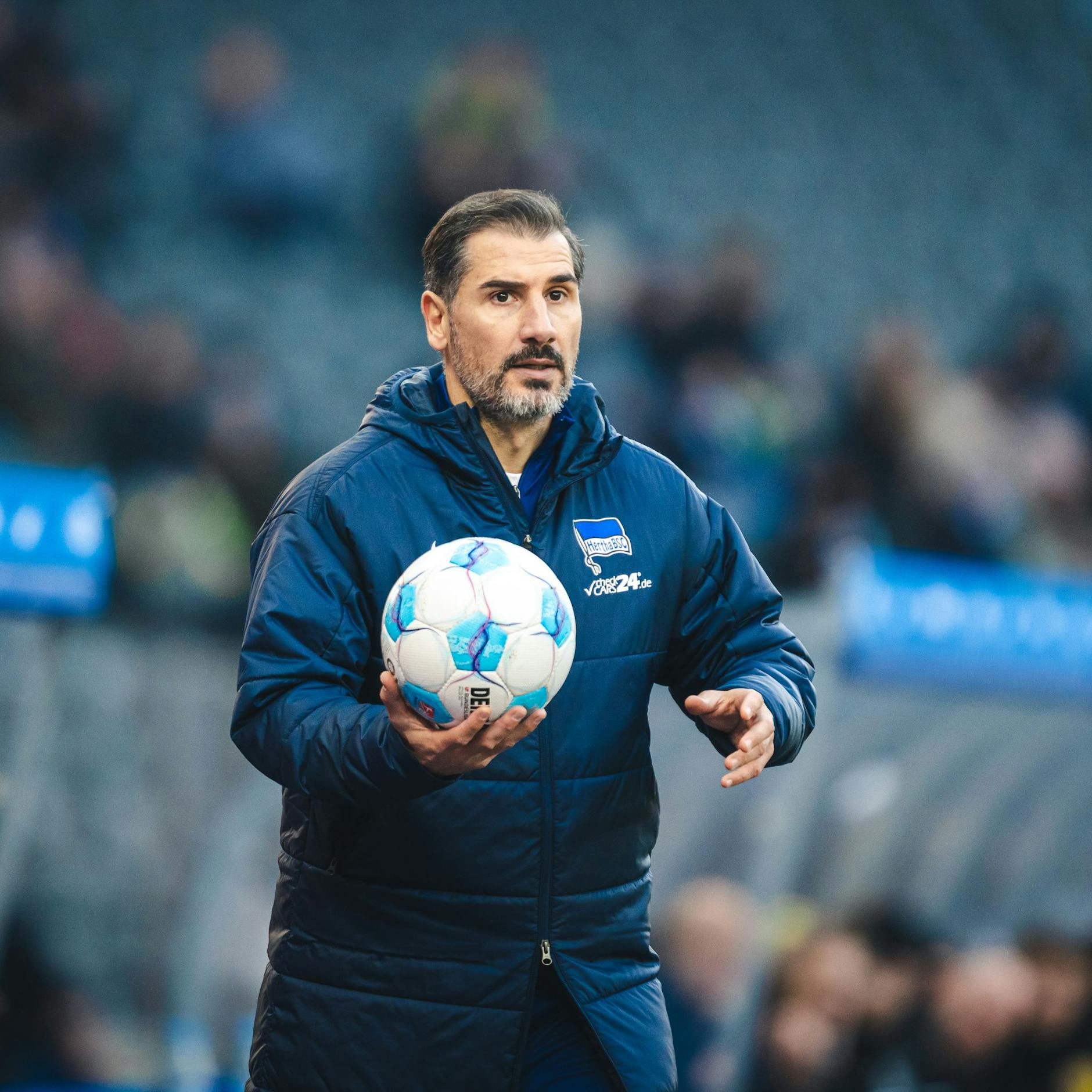 Hertha-Trainer Cristian Fiel hatte für Zeefuiks Auswechslung gegen Ulm einen guten Grund