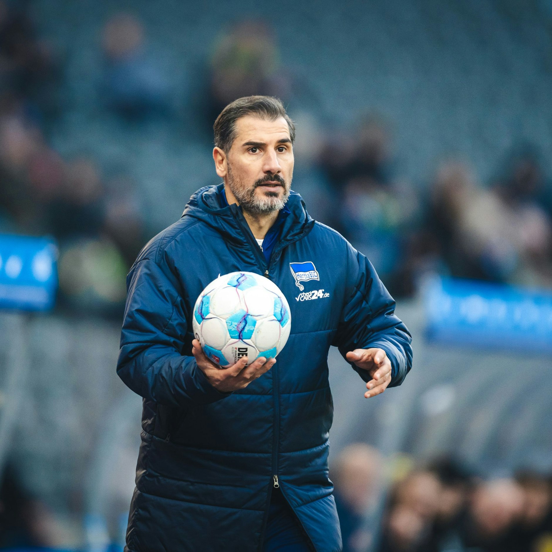 Hertha-Trainer Cristian Fiel hatte für Zeefuiks Auswechslung gegen Ulm einen guten Grund