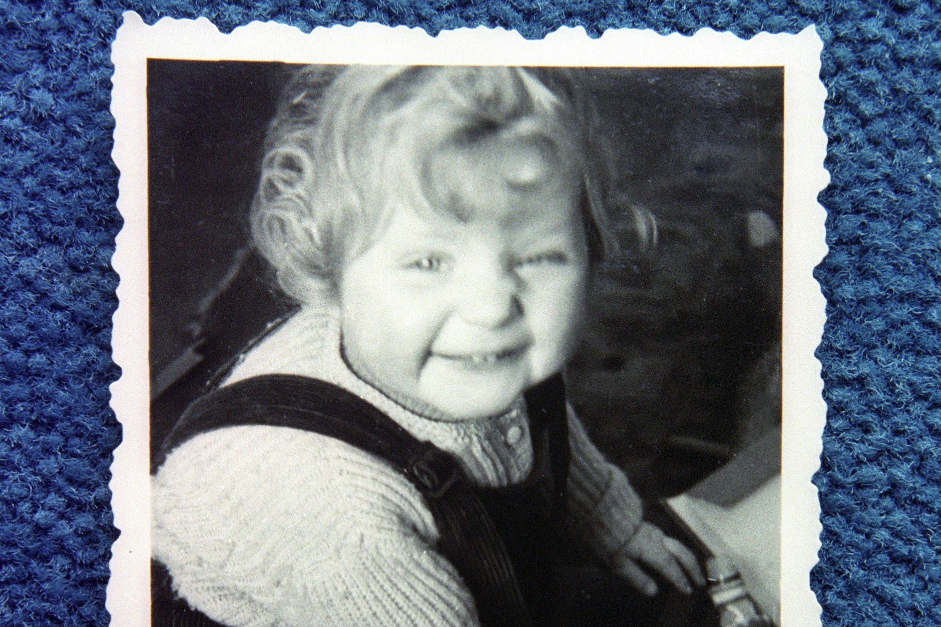 Kinderfoto von Angela Merkel, circa 1957