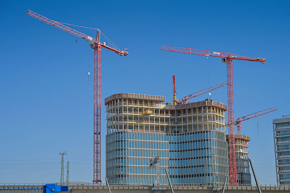 Der Hochhauskomplex Upbeat in Berlin-Moabit wächst weiter in die Höhe.