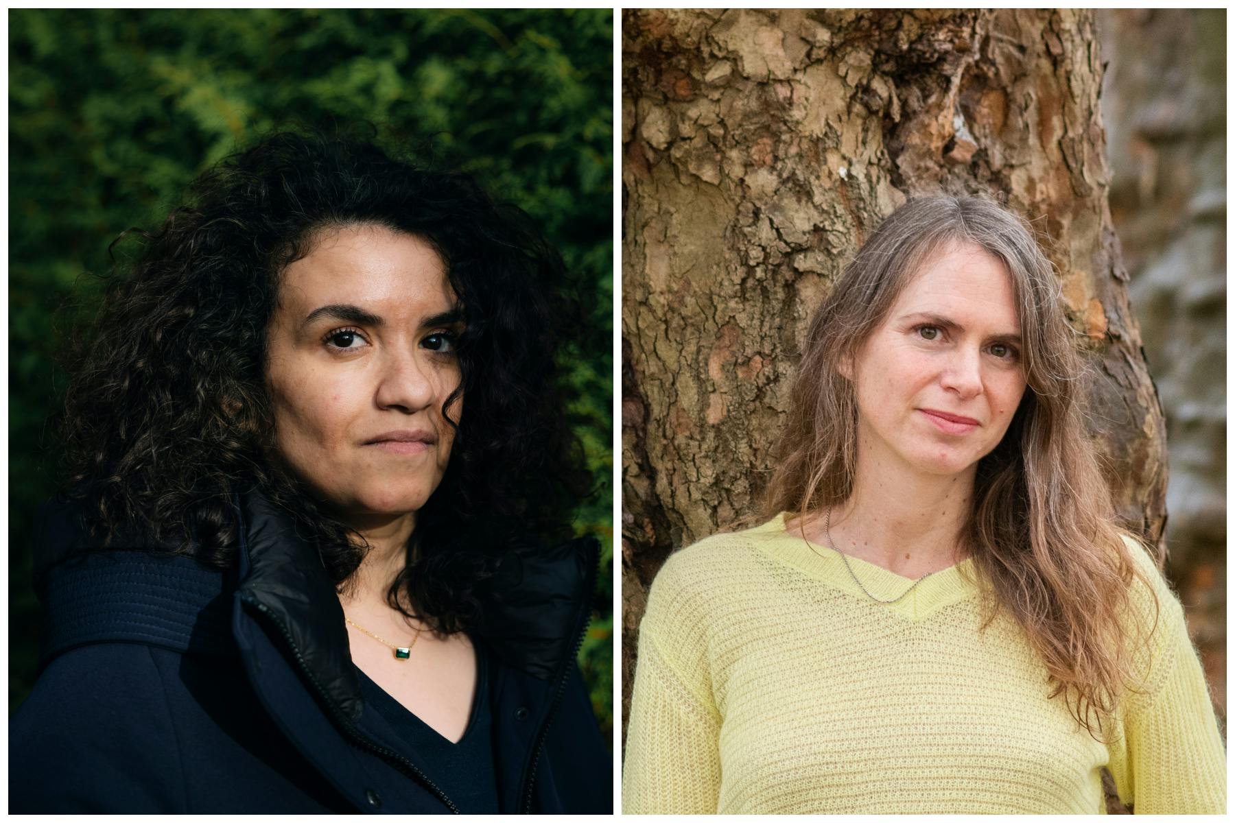 Die Palästinenserin Seba Abudaqa aus München (l.) und die Israelin Tom Kellner aus Berlin (r.) leiten die Hilfsorganisation Clean Shelter.