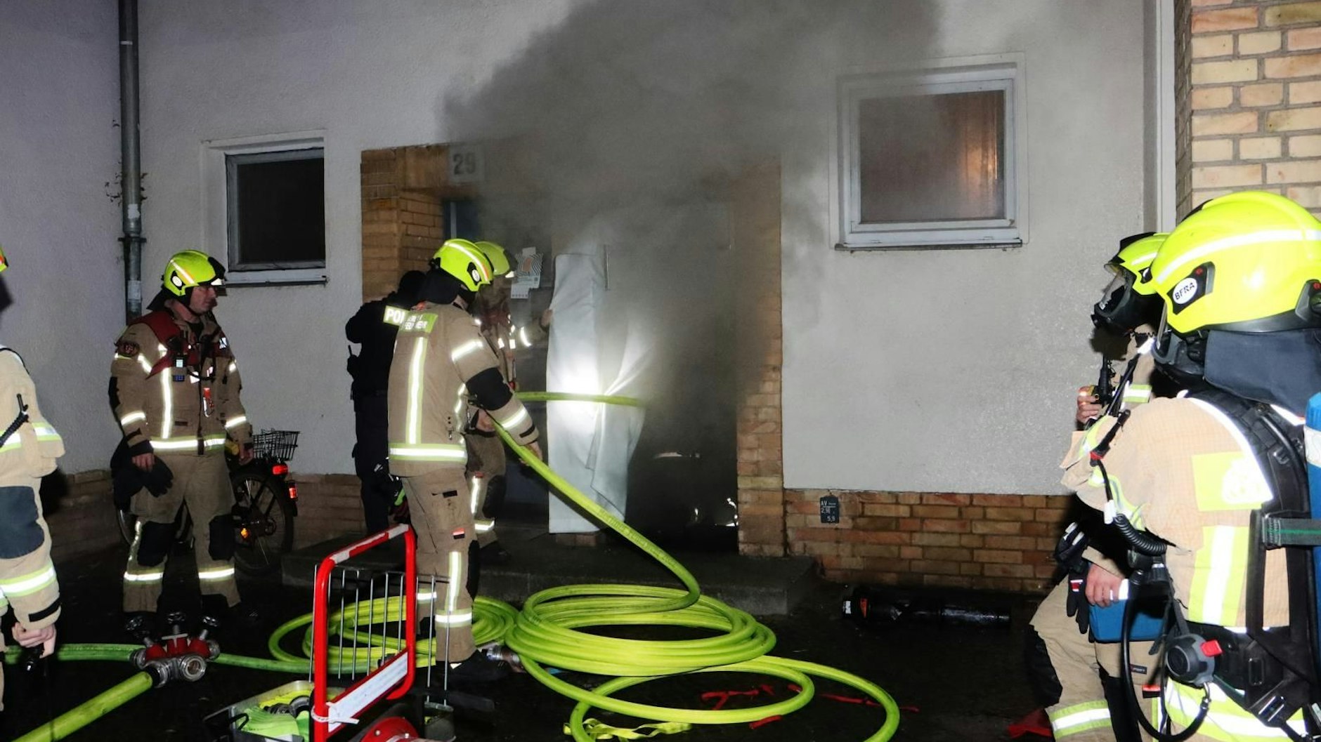 Die Berliner Feuerwehr bekam den Brand schnell unter Kontrolle.