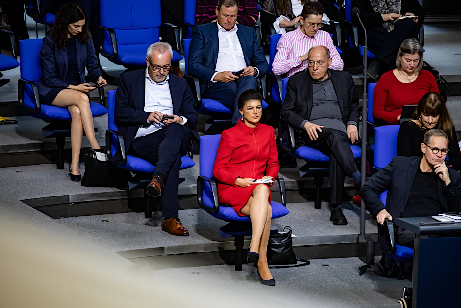 Sahra Wagenknecht im Bundestag.