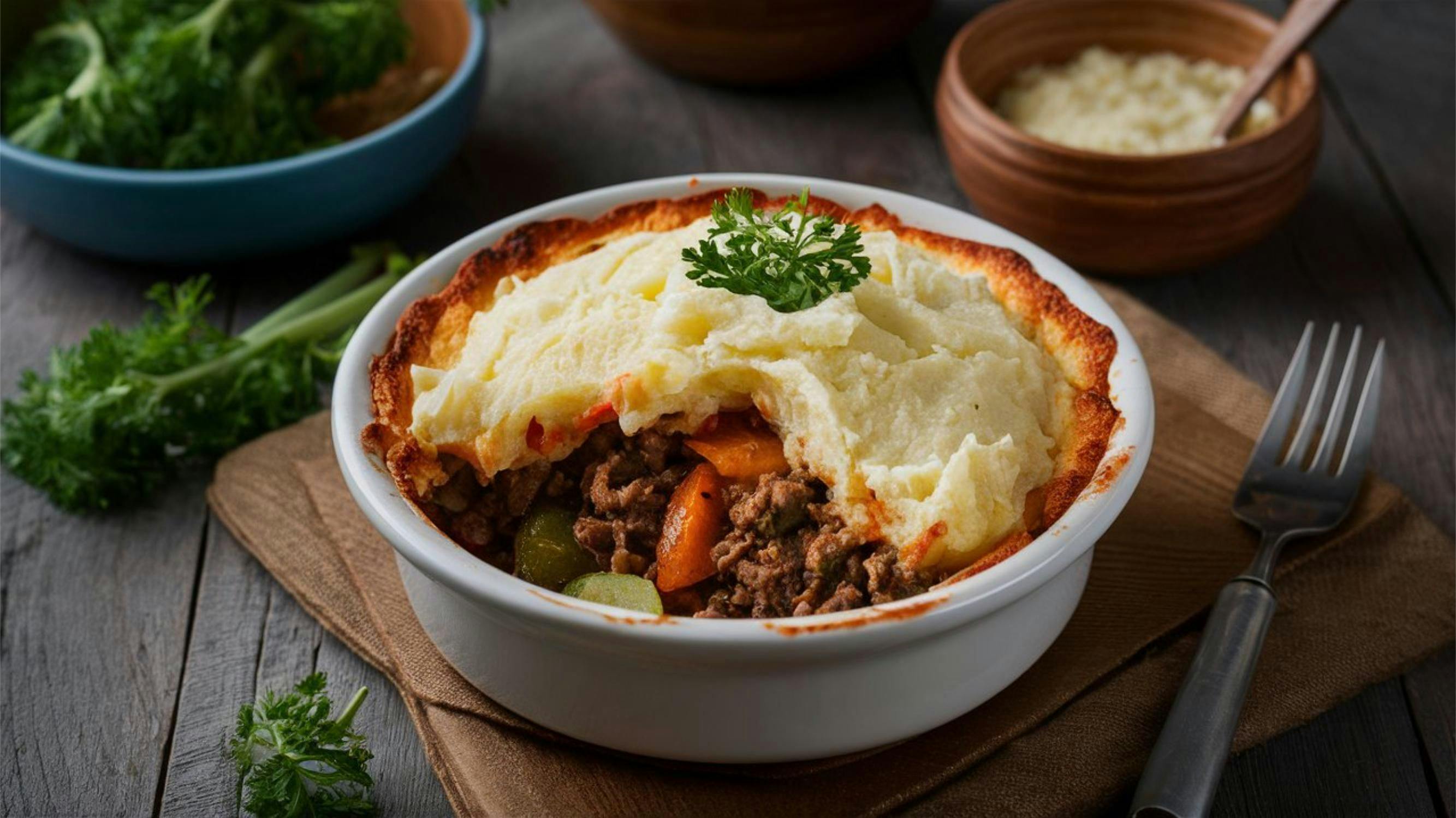 Rezept für Hackfleisch mit Kartoffelbrei überbacken: Der BESTE Auflauf ...