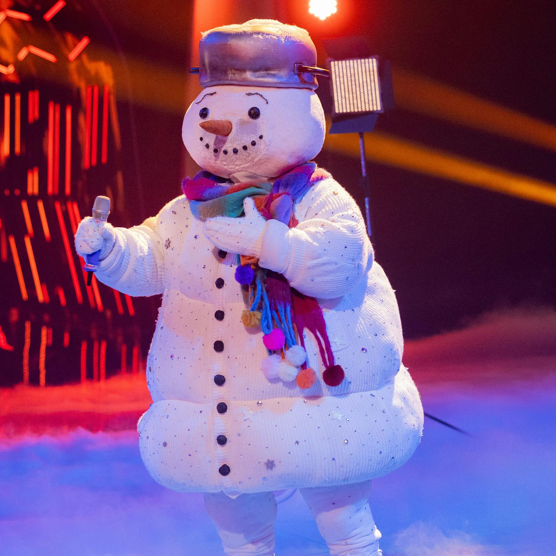 Schneemann bei „Masked Singer“ enttarnt! Hat seine Frau ihn verraten?