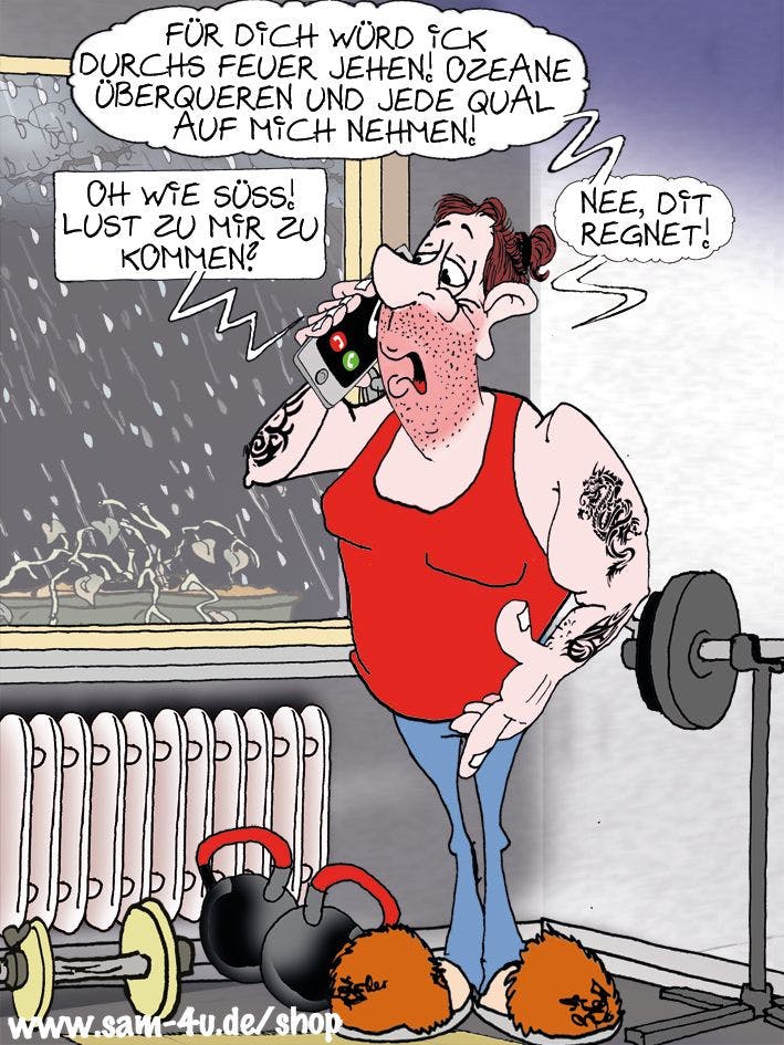 Auch heute hat unser Zeichner Sam Paff einen Cartoon für Sie zu Papier gebracht.