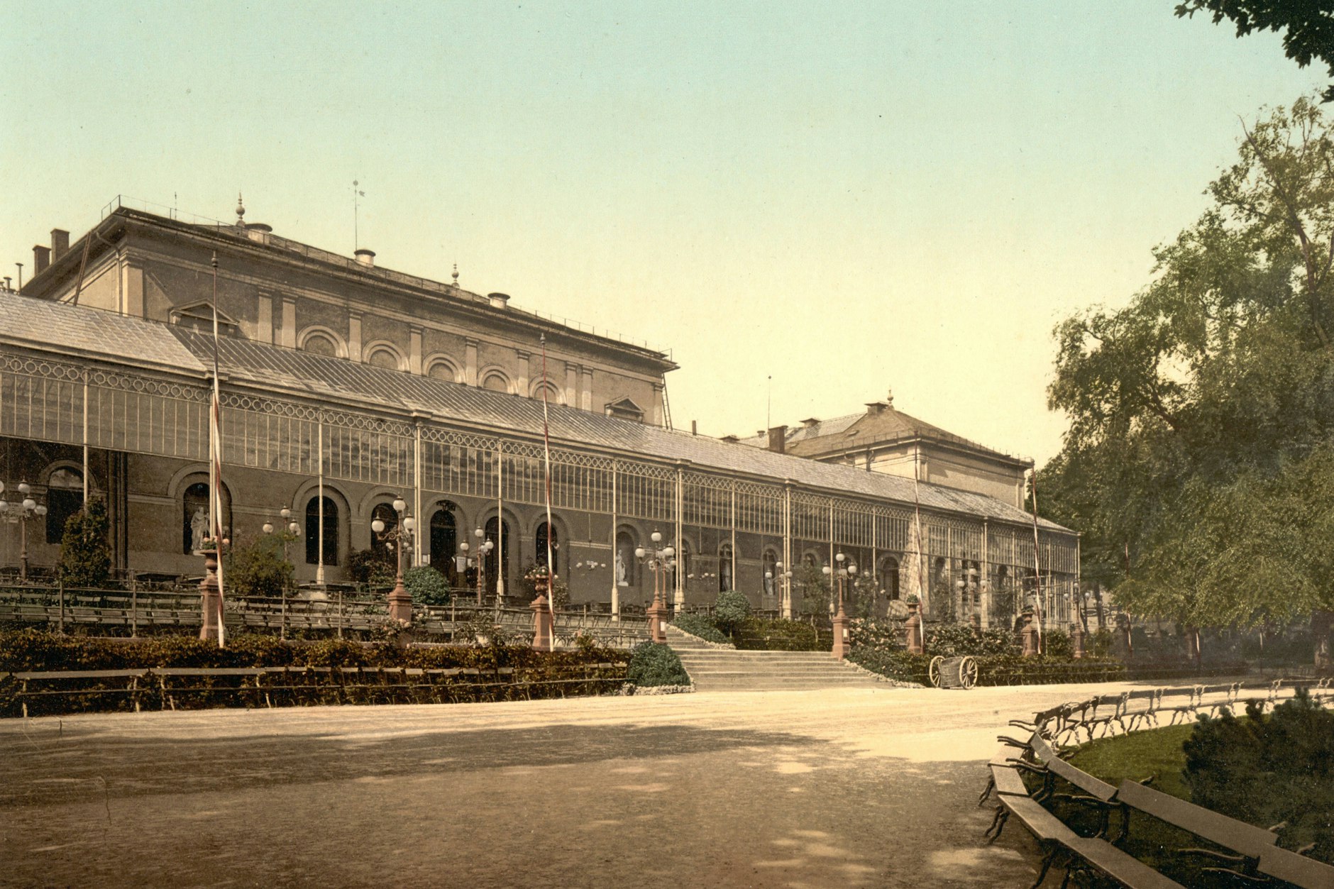Kurhaus in Bad Homburg, Ende des 19. Jahrhunderts