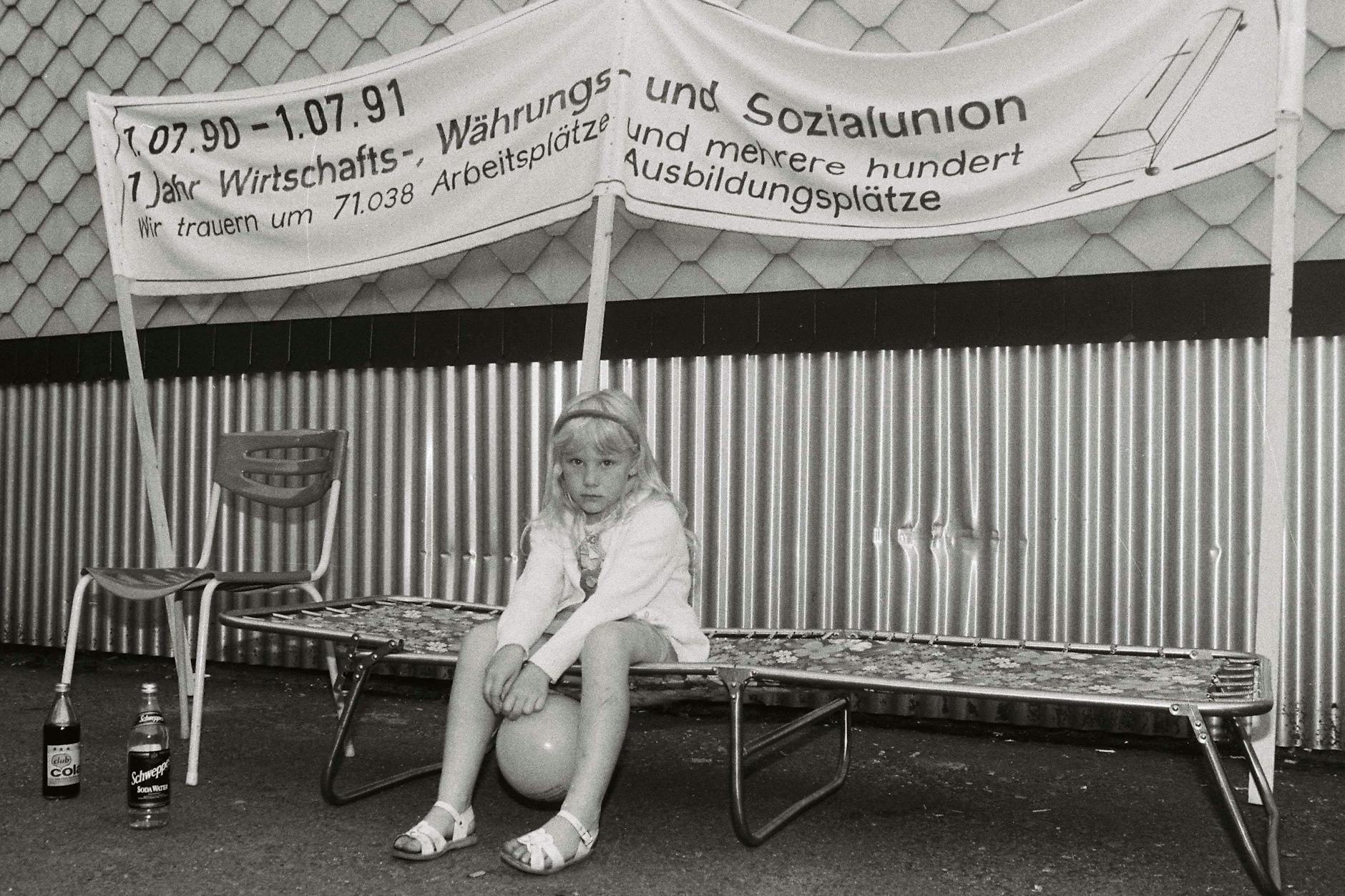 Besetzung der Treuhand-Niederlassung in Suhl, Thüringen, 1991