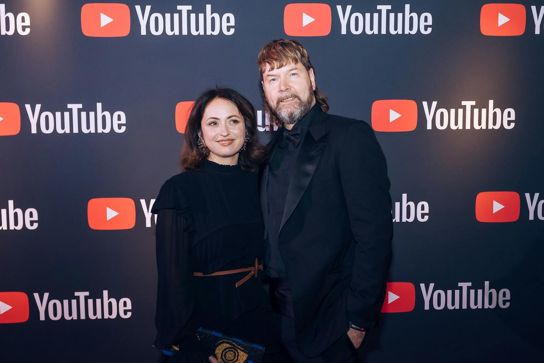 Rea und seine Frau Josephine bei den YouTube-Awards im Grill Royal in Berlin.