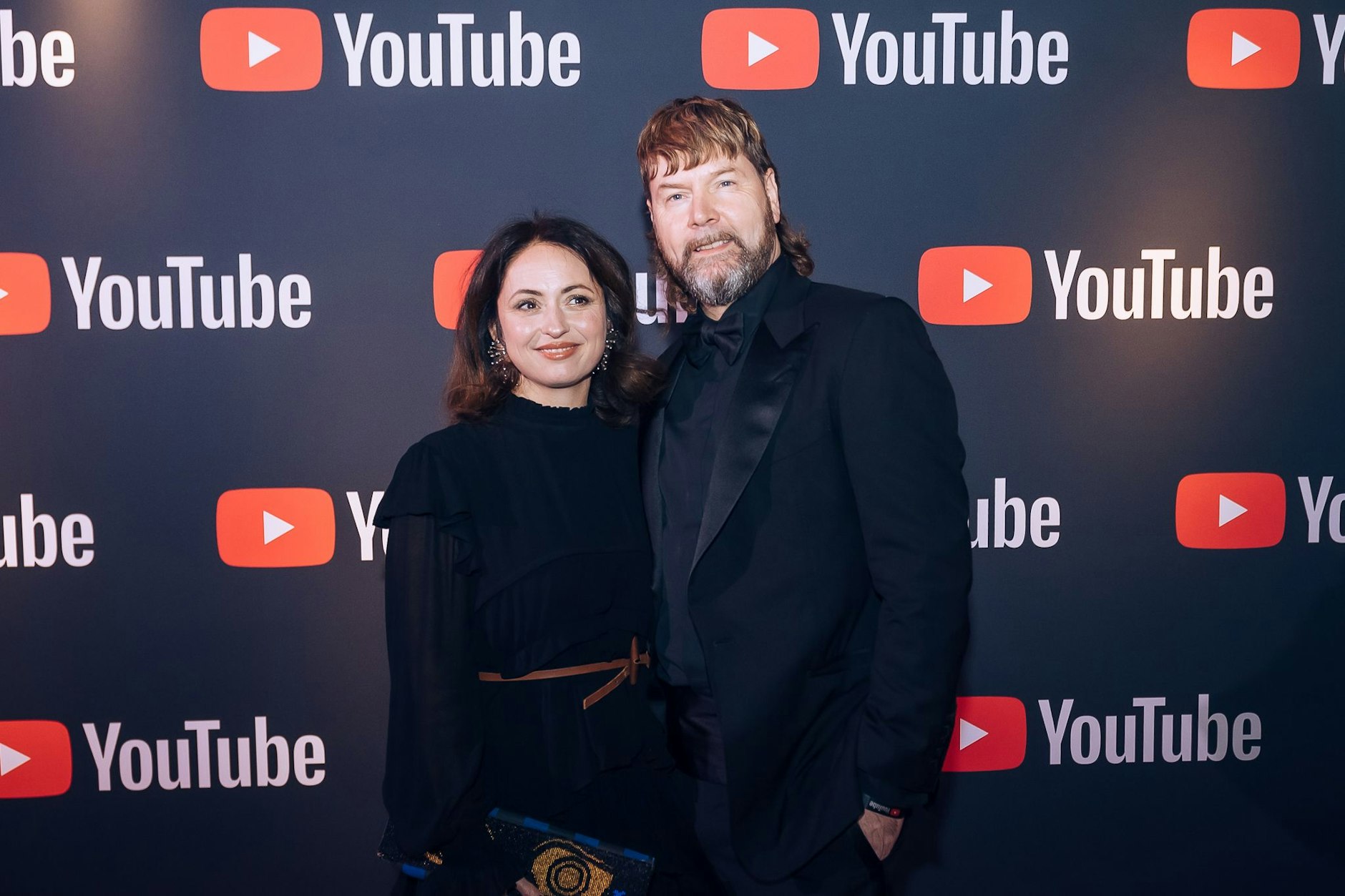 Rea und seine Frau Josephine bei den YouTube-Awards im Grill Royal in Berlin.