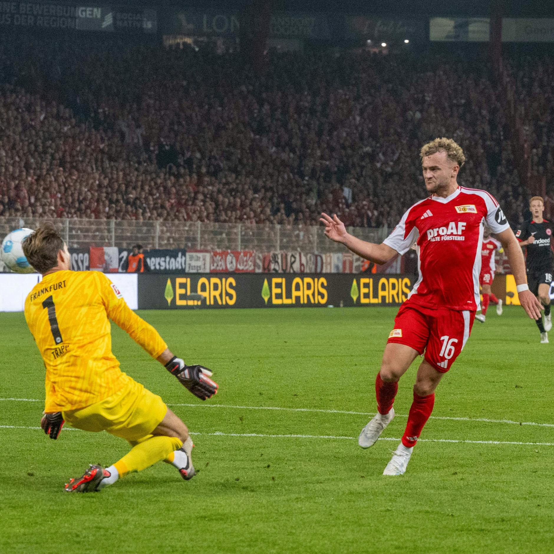 Vor einem Monat gab es das letzte Tor beim 1. FC Union. Benedict Hollerbach traf gegen Eintracht Frankfurt zum 1:1-Ausgleich.