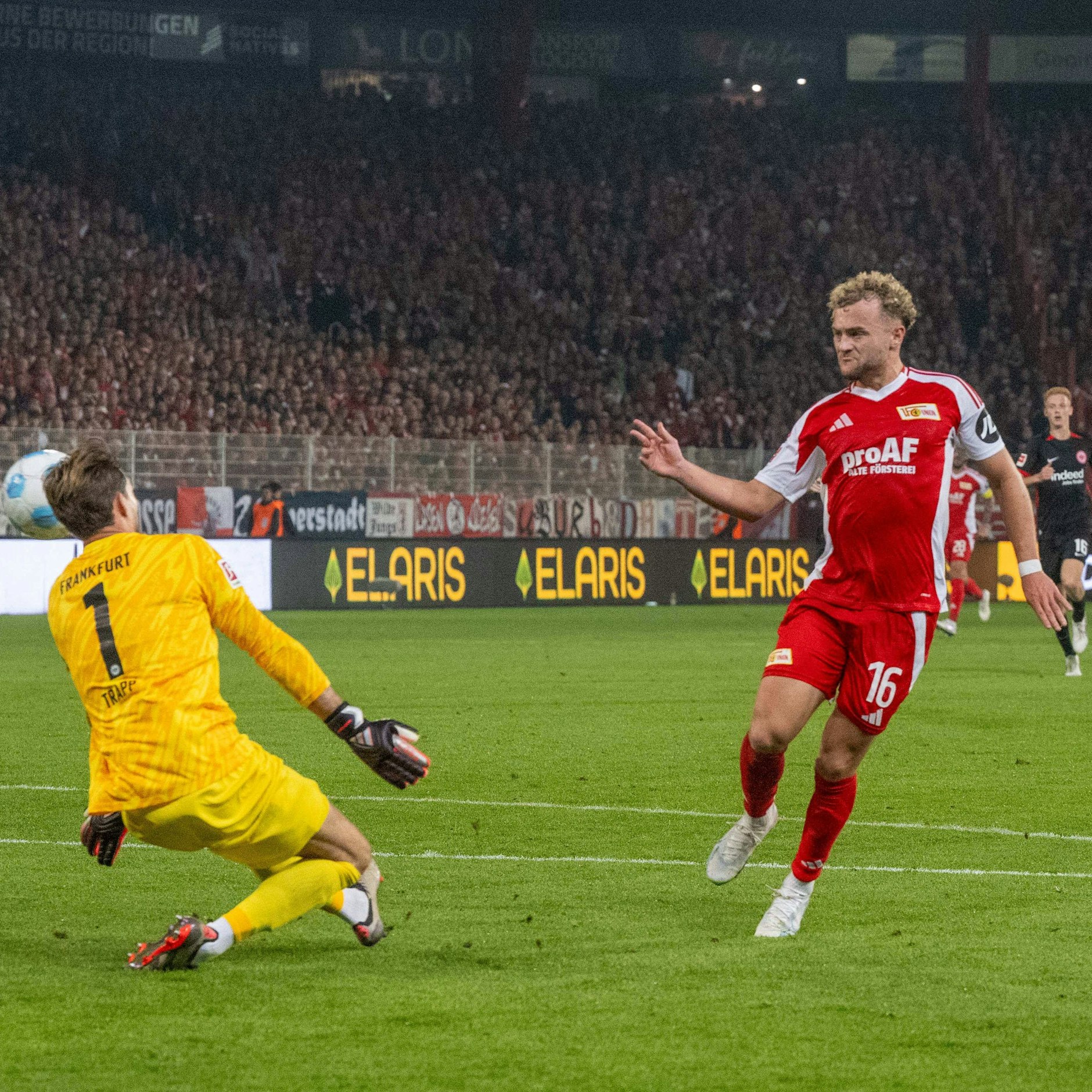 Vor einem Monat gab es das letzte Tor beim 1. FC Union. Benedict Hollerbach traf gegen Eintracht Frankfurt zum 1:1-Ausgleich.