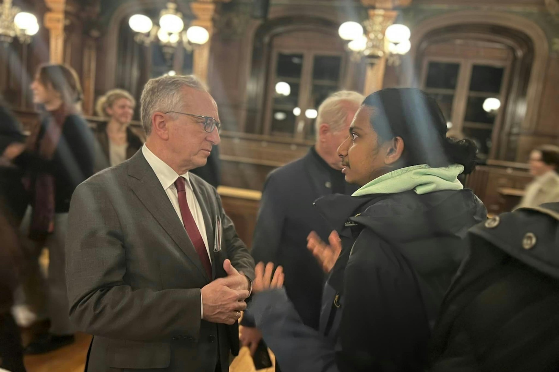 Der Geschäftsträger a.i Jan Tombiński von der polnischen Botschaft Berlin