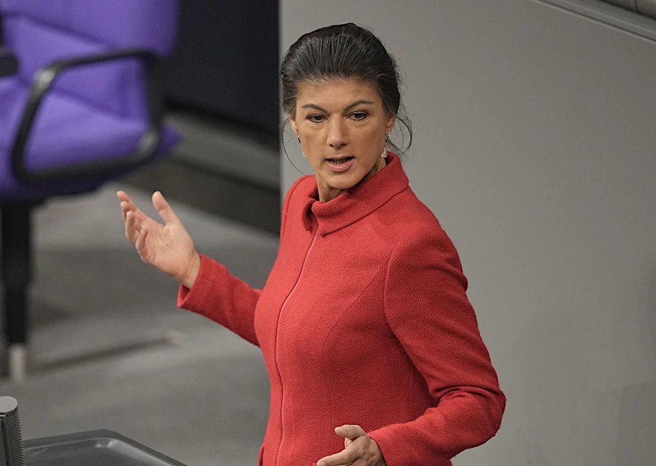 Sahra Wagenknecht, Gründerin und Namensgeberin des BSW (Bündnis Sahra Wagenknecht)