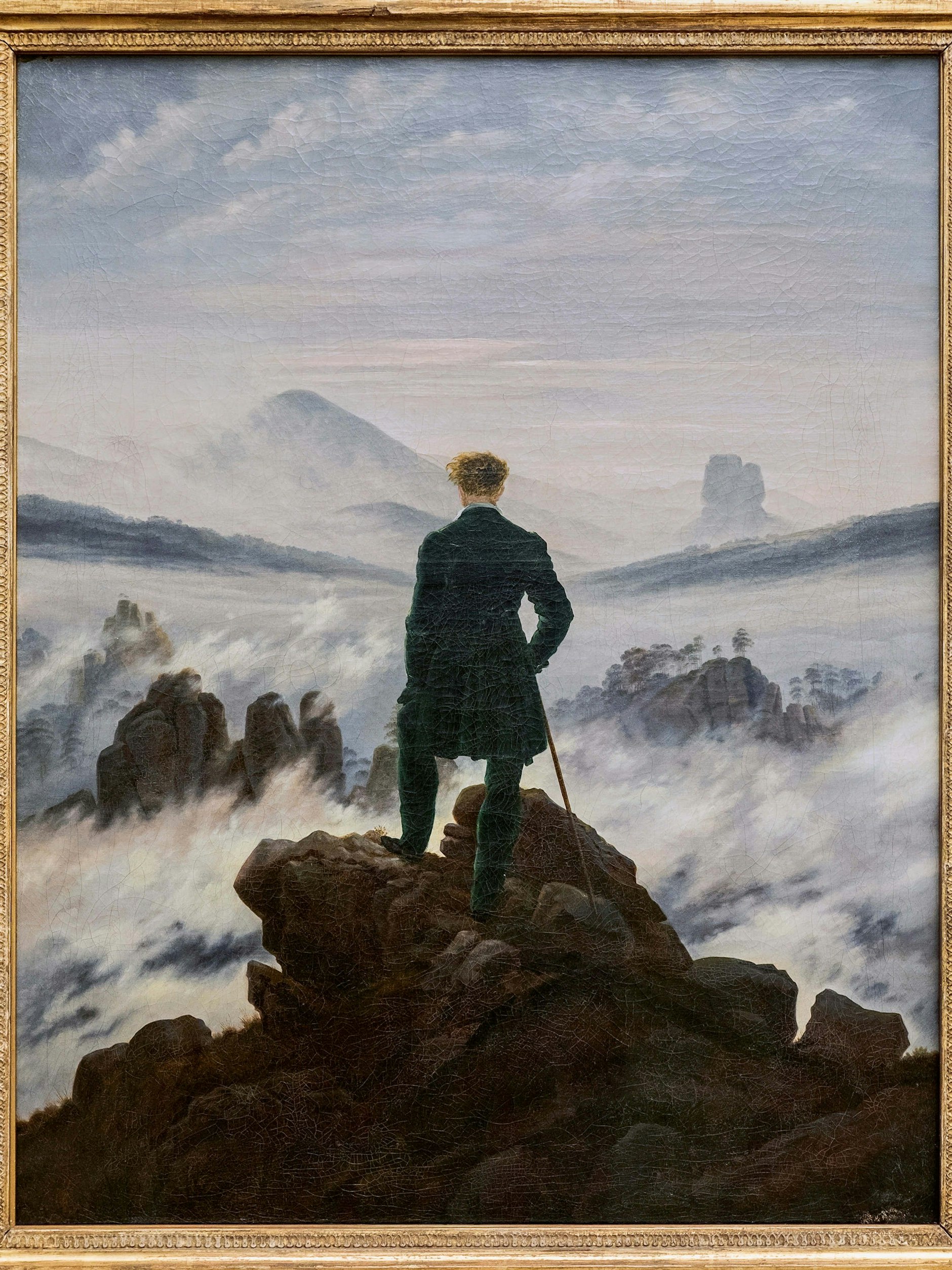 Caspar David Friedrich „Wanderer über dem Nebelmeer“