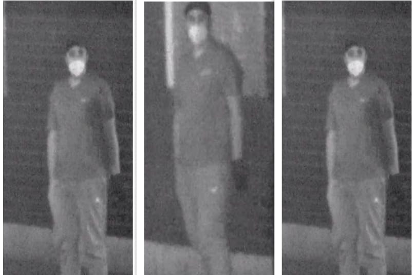 Der erste Tatverdächtige.