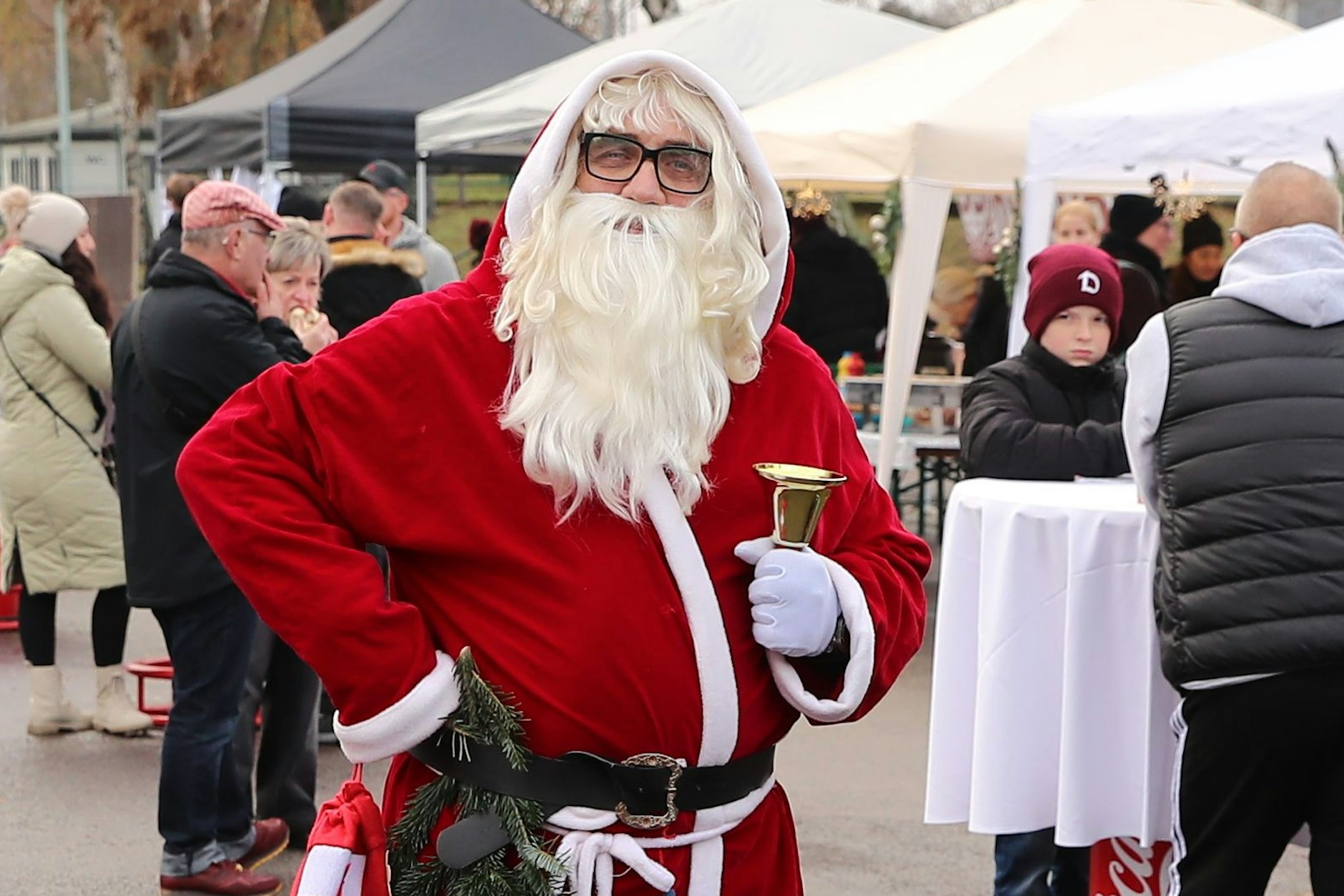 So war es im vorigen Jahr: Da hatte der Mann mit dem roten Mantel Anfang Dezember für einen Tag das sagen beim BFC Dynamo.