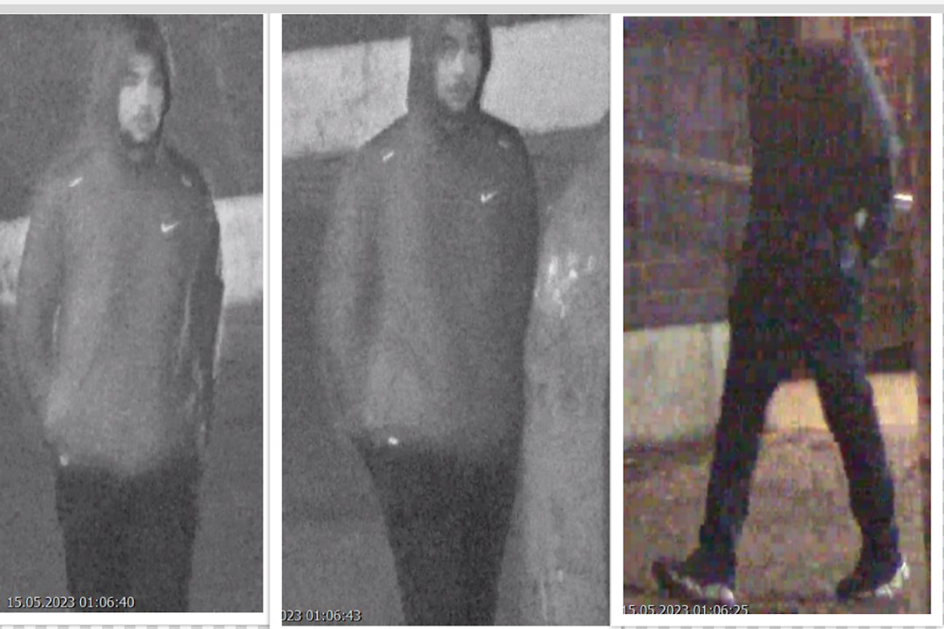 Der zweite Tatverdächtige.